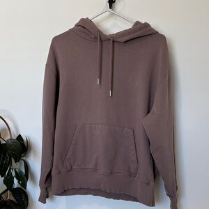 PINK Victoria's Secret Taupe Hoodie Sweater